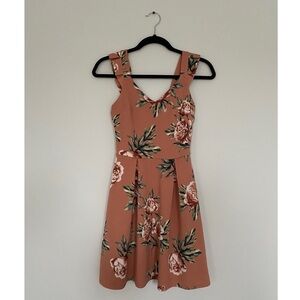 Monteau Floral Mini Dress